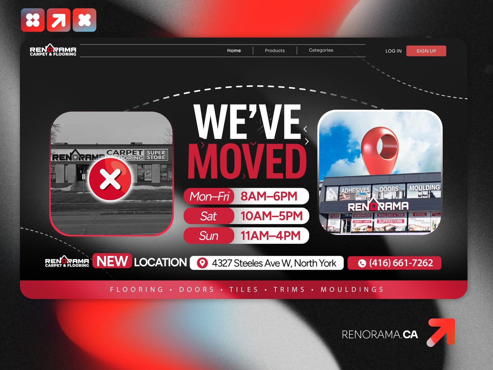 Renorama Flooring - Web design & campaign